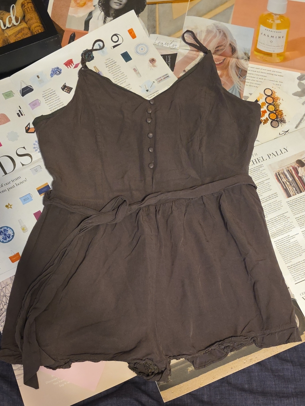 Papermoon Olive Green Casual Top